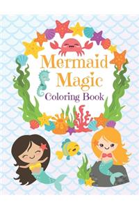 Mermaid Magic Coloring Book