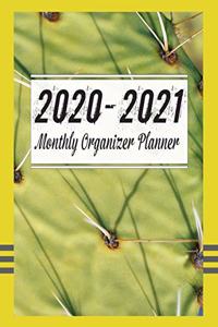 2020-2021 Monthly Organizer Planner
