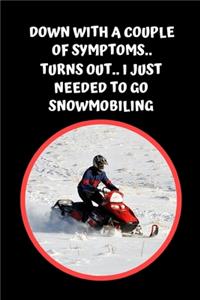 Down With A Couple Of Symptoms.. Turns Out, I Just Needed To Go Snowmobiling