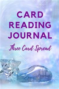 Card Reading Journal Three Card Spread