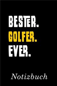 Bester Golfer Ever Notizbuch