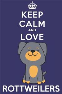 Keep Calm And Love Rottweilers