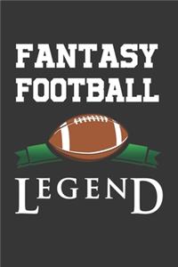 Fantasy Football Legend Notebook