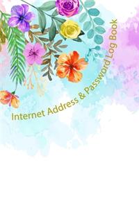 Internet Address & Password Log Book