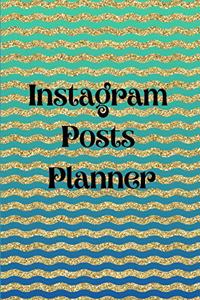 Instagram posts planner