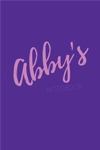 Abby's Notebook