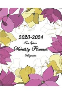 2020-2024 Magnolia Five-Year Monthly Planner