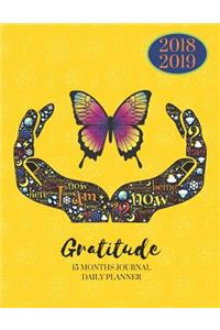 2018 2019 Gratitude Journal Daily Planner