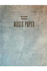 Blank Sheet Music Paper