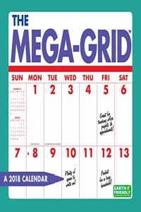 Mega-Grid 2018 Wall Calendar