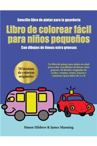 Sencillo libro de pintar para la guardería