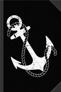 Vintage Nautical Anchor Journal Notebook