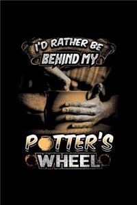 I'd Rather Be Behind My Potter's Wheel
