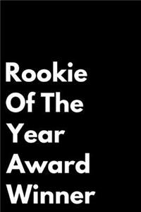 Rookie of the Year Award Winner