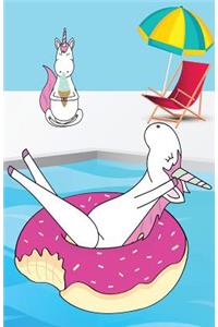 Journal Notebook For Unicorn Lovers - Unicorns Summer Fun