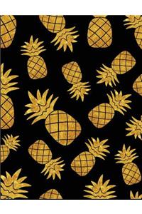 2017, 2018, 2019 Weekly Planner Calendar - 70 Week - Pineapple