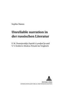«Unreliable Narration» in Der Russischen Literatur
