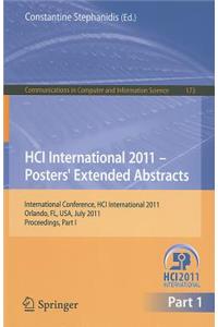 Hci International 2011 Posters' Extended Abstracts