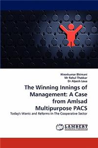 Winning Innings of Management: A Case from Amlsad Multipurpose PACS