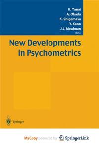 New Developments in Psychometrics