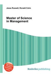 Master of Science in Management