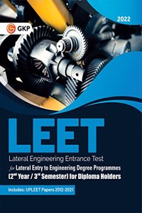 LEET (Lateral Engineering Entrance Test) 2022 - Guide