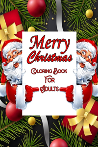 Merry Christmas Coloring Book for Adults