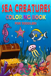 Sea Creature Coloring Book For Toddlers