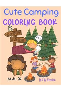 Cute Camping Coloring Book