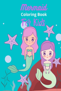 Mermaid Coloring Book For kids