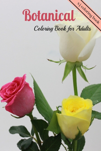 Botanical Coloring Book for Adults