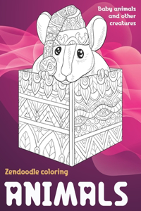 Zendoodle Coloring Baby Animals and other Creatures - Animals