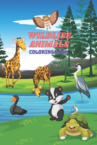 Wildlife Animals - Coloring Book