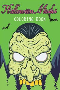 Halloween Masks Coloring Book