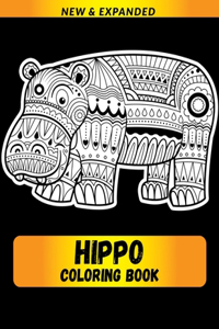 Hippo Coloring Book: A Fun Coloring Gift Book for Animals Lovers & Adults