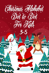 Christmas Alphabet Dot to Dot For Kids