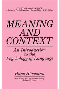 Meaning and Context