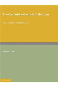 Cambridge Genizah Collections