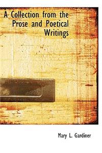 A Collection from the Prose and Poetical Writings