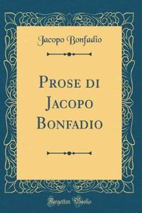 Prose di Jacopo Bonfadio (Classic Reprint)