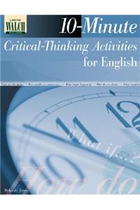 10-Minute Critical-Thinking Activities for English