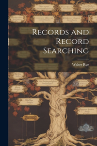 Records and Record Searching