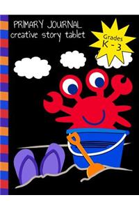 Primary Journal Creative Story Tablet Grades K - 3