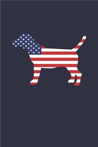 Beagle Notebook - Beagle Journal - Fourth Of July Gift for Beagle Lovers