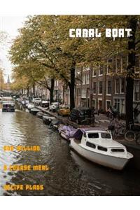 Canal Boat One Million 3 Course Meal Recipe Plans