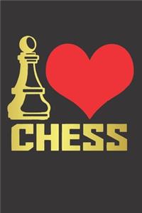 Notebook for Chess Lovers and Players I LOVE CHESS