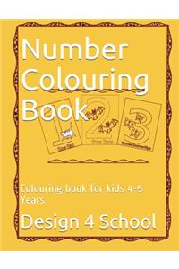 Number Colouring Book