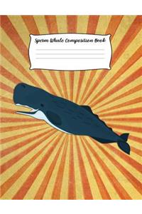 Sperm Whale Composition Book