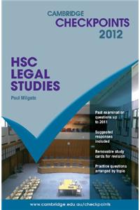Cambridge Checkpoints HSC Legal Studies 2012