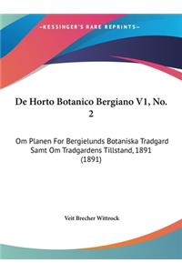 de Horto Botanico Bergiano V1, No. 2